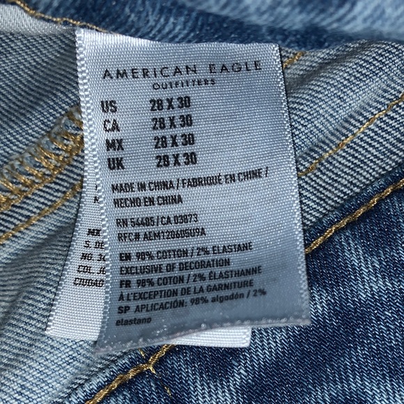 American Eagle Flex Jeans: Slim/Skinny 28x30 - Picture 3 of 4
